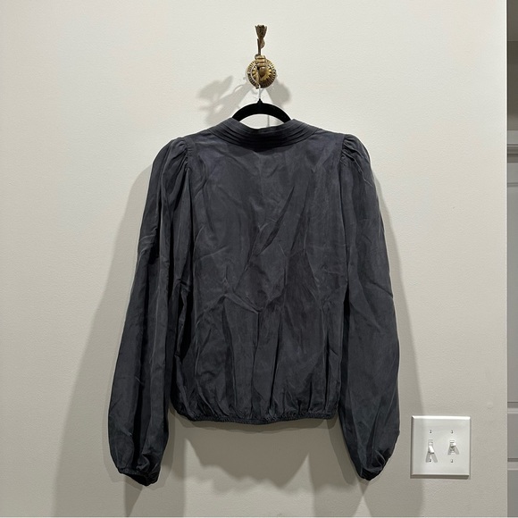 Evereve Charcoal Blouse - Picture 3 of 5